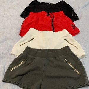 Pink Aerie Champion 4 pairs of shorts 1 Price all XS Size